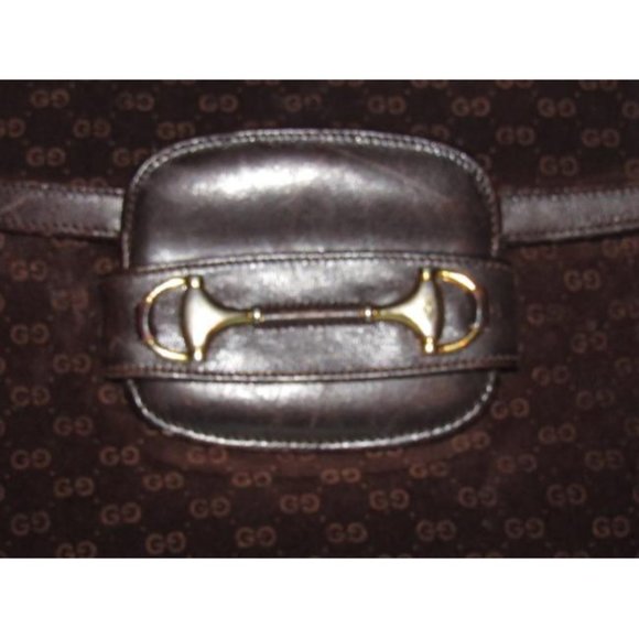 Gucci Brown Micro Guccissima Suede & Leather 1955 Horsebit Bag - Picture 5 of 12